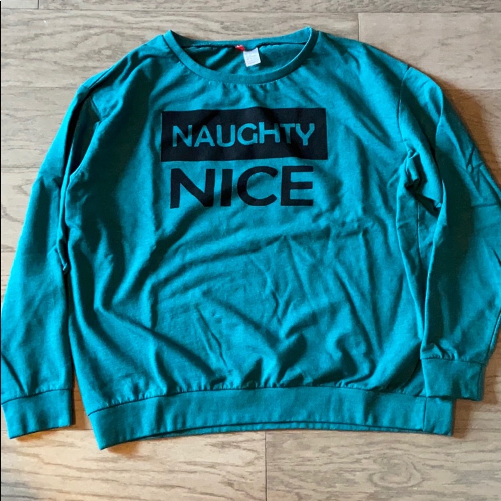 Naughty Nice long sleeve top